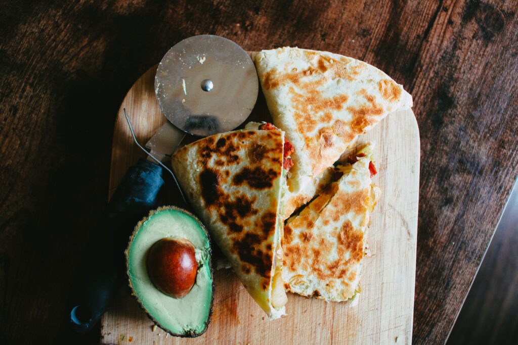 quesadillas fit well work as a weeknight on-the-go dinner