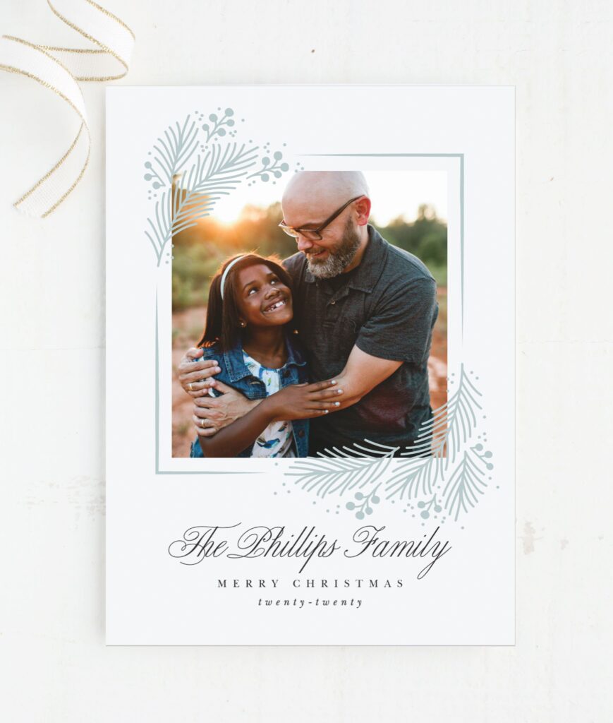 holiday christmas cards 2023 from basic invite
