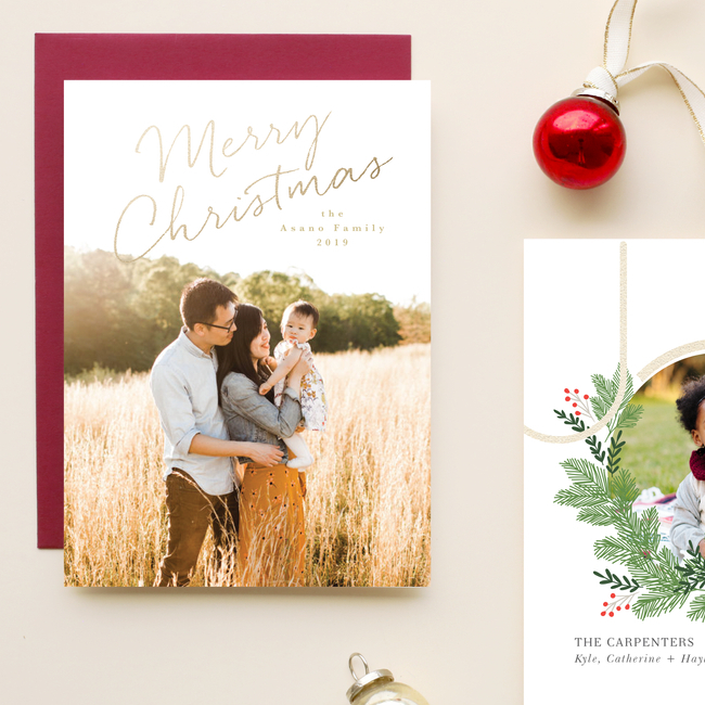 design your own christmas cards with basic invite