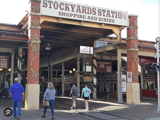 entrance of the stockyards station in fort worth texas