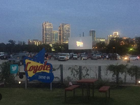 Coyote Drive-In Theater in Fort Worth Texas