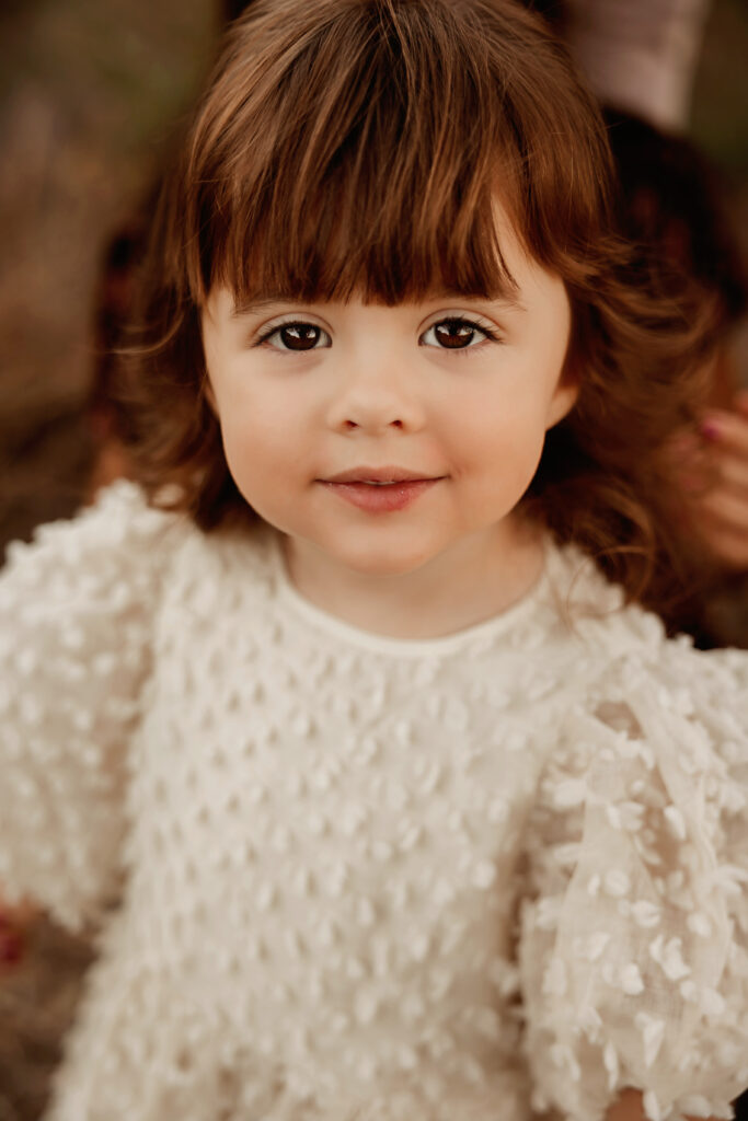 cute little girl smiling