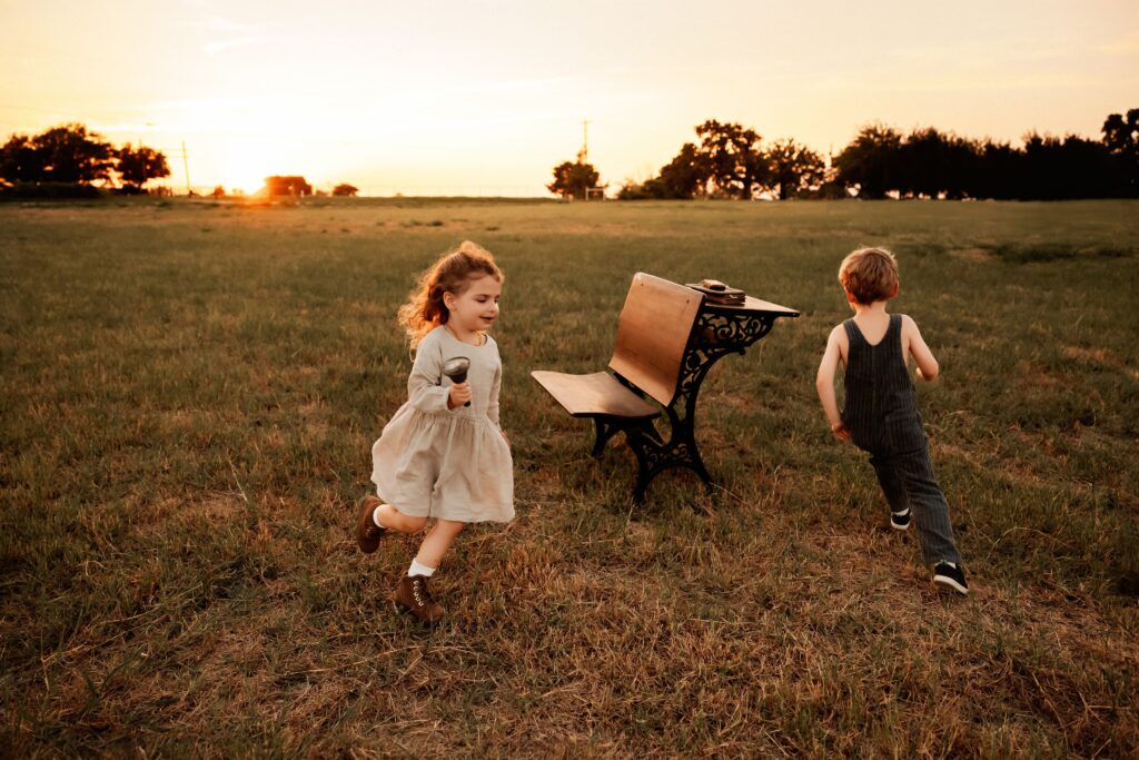 Peaky Blinders-style kids mini session in DFW area